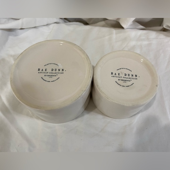 Rae Dunn salsa and guacamole dishes - Picture 3 of 4